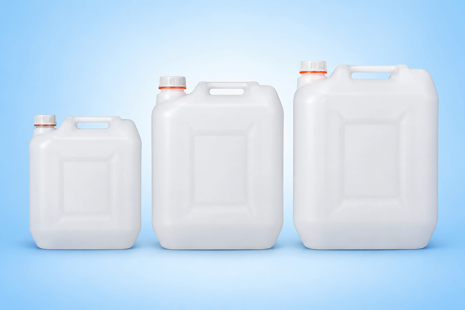 HDP Jerry Cans Narrow Mouth With P. P. cap & Seal, Stackable