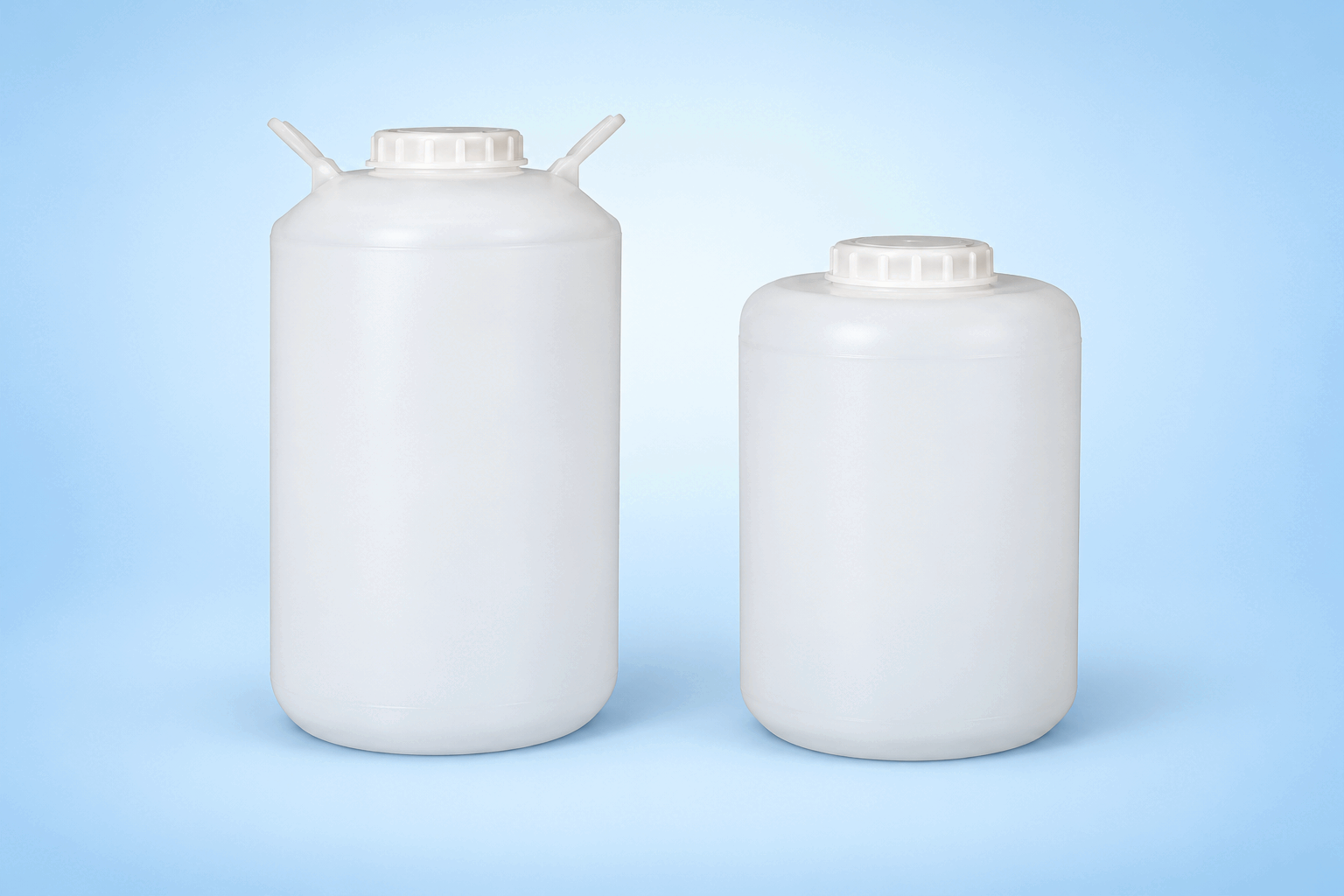 HDP Round Jar, Wide Mouth, With P. P. Cap & Seal