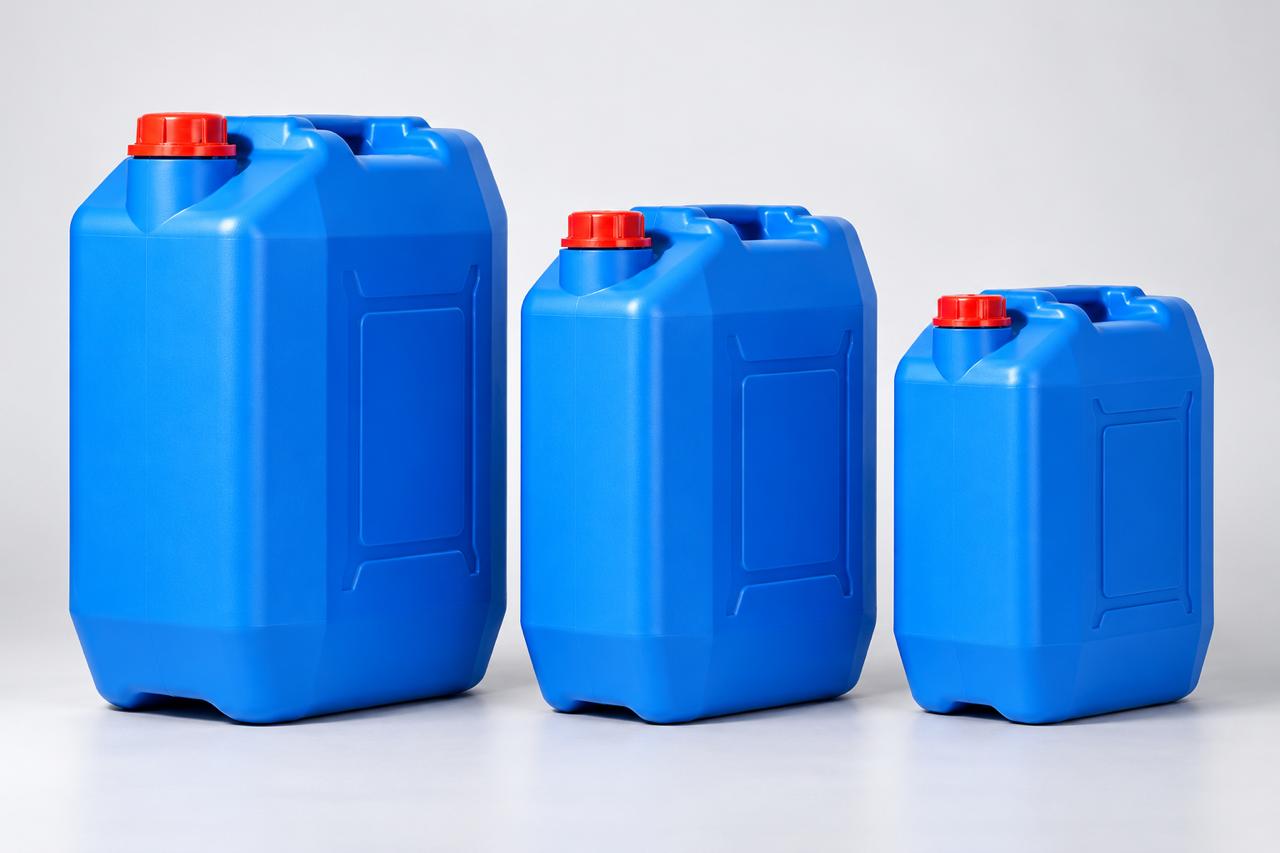 HDPE Jerry Cans Narrow Mouth With P. P. cap & Seal, Stackable